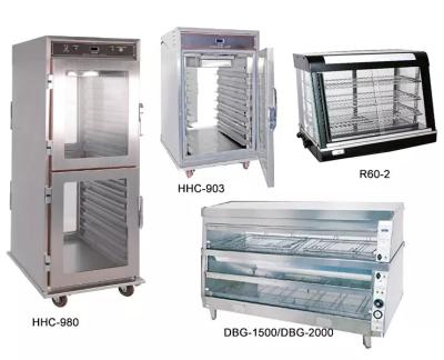 China 2019 CE Vertical Showcase Glass Display Heated Heated Holding Heated Cabinet for sale