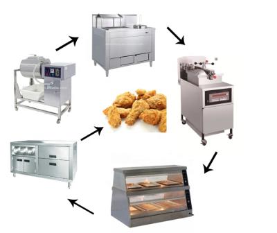 China Frying Chicken KFC Fast Food Restaurant Fried Chicken Equipment With Competitive Price for sale