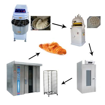 China Factory direct sale with competitive price bakery equipment toast bread producing line for bakery shop for sale