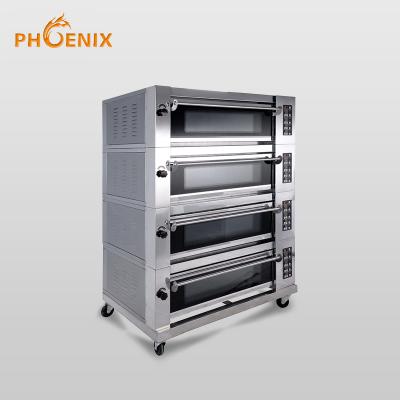 China Gas and Electric Oven Heated Air Convection High Efficiency Oven Deck Type Cake/Hot Air/Bread Oven YXD-F120A for sale