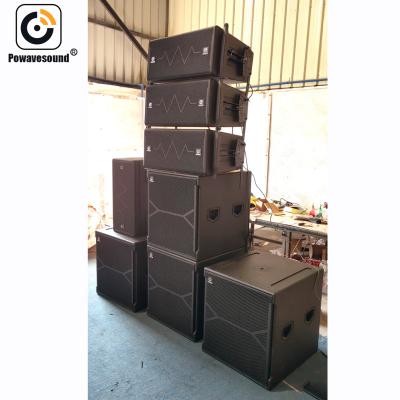 China No Line Array Powavesound Active Speaker Line Power Line 12