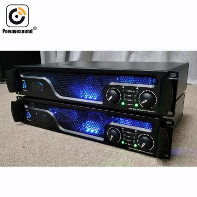 China No DJ Club Rack Power Amplifier Powavesound 600W Night Bar Speaker Power Amplifier Transformer 2000 Watt Class H Audio Amplifiers for sale