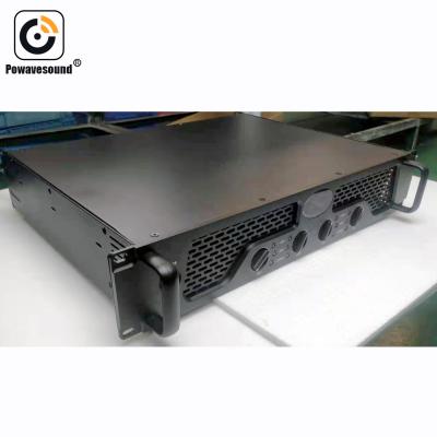 China Powavesound Newcomer Power Amplifier With Latest Technology 4CH Lightweight 2400W Class Digital Power Large Concert Amplifier See Datasheet for sale