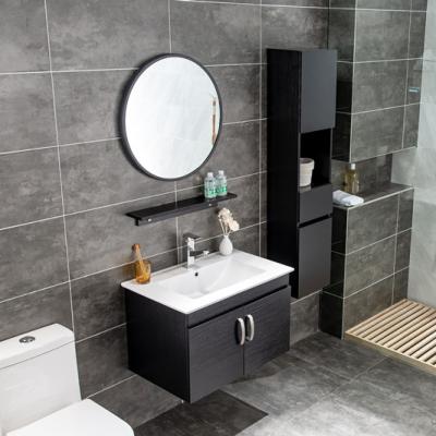 China Modern European Style Washroom Bathroom Vanity, Manufacturer Bathroom Cabinets With Mirror for sale