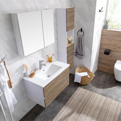 China Modern Nordic modern minimalist bathroom cabinet washbasin toilet bathroom vanitycabinet combination for sale