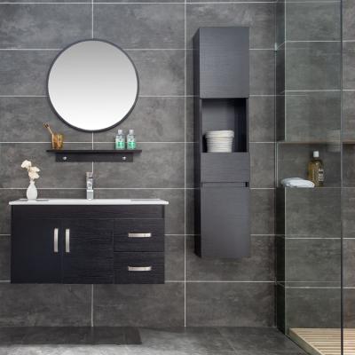 China Water Proof Modern Bathroom Cabinet Wall Mounted Porcelain Sink for sale