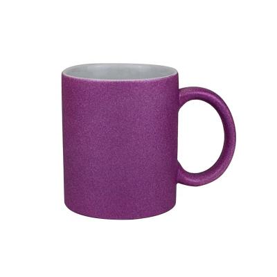 China Viable Manufacturers Supply Round Mug Instant Ceramic Powder Coating Image Mug Handle Mug Heat Transfer Mug Sublimation Gold for sale