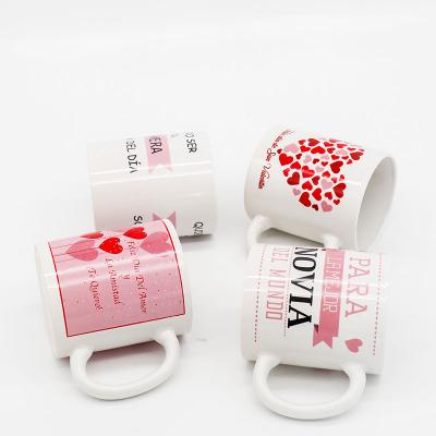 China Valentine's Day Gift 11oz Viable Bestselling Ceramic Coffee Cup Mug for sale