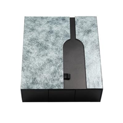 China Recyclable Custom Logo Luxury Packaging Box Wine Bottle Packaging Gift Box For Single Wine Bottle for sale