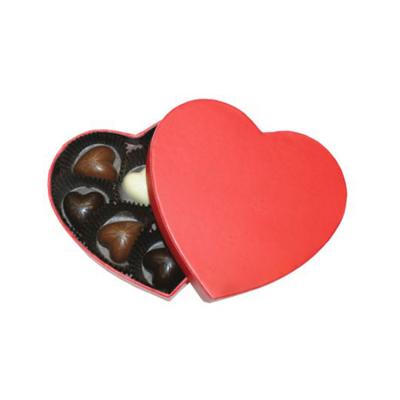 China Wholesale Price Heart Shape Recyclable Luxury Wedding Packaging Rigid Cardboard Gift Lid And Plain Paper Chocolate Gift Box for sale