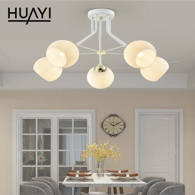 China HUAYI Nordic Modern Decoration Bedroom Outdoor Artistic Easy Mounted Home Indoor Indoor Ceiling Lights for sale