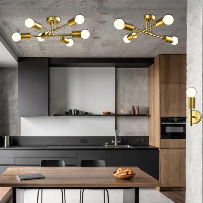 China HUAYI Energy Saving Home Living Room Design Decoration E27 Modern Stylish Ceiling Lamp Outdoor Mounted Outdoor for sale