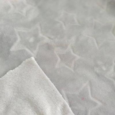 China Stretch most popular 100% polyester sheared cutting coral flannel fleece fabric for winter baby blanket for sale