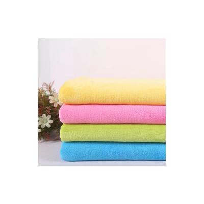 China 300gsm Stretch Customized Color Dyed Simple Stretch Breathable Double Sided Flannel Fleece Coral Fabric For Pajamas And Blanket for sale