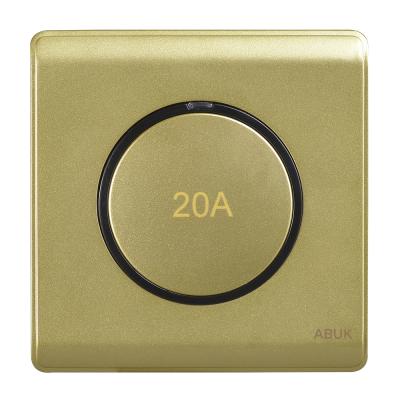 China ABUK Electric Water Heater Switch 20A 250V Modern Flush Mount Touch Switch For Home Manufacturer Nigeria 86*86mm for sale