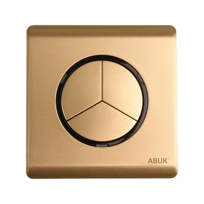 China ABUK 3 Inch Home 3*3 Inch 3*3 Manufacturer Nigeria 3*3 Wall Switch 10A 250V Modern Flush Mount 2Way Strip Touch Light Electrical Switch for sale