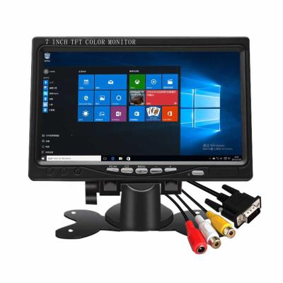 China 2022 Speaker Portable 7 Inches LCD VGA MI Led Monitor 9 Inch Tft Lcd Show Tftlcd CCTV PC Car Monitor 101 / 11/15inch TV AV Input for sale