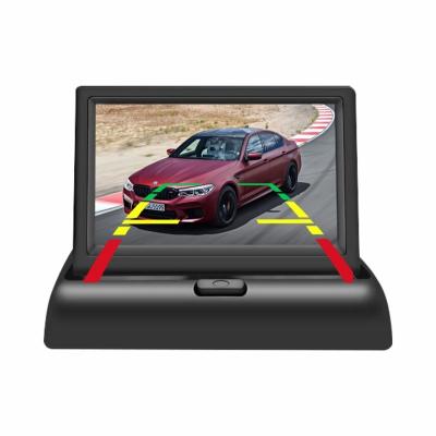 China High Quality Color Mini Car Reversing Monitor Bus Factory Direct Supply Portable 4.3/5 Inch Tft LCD Car Monitor Mirror for sale