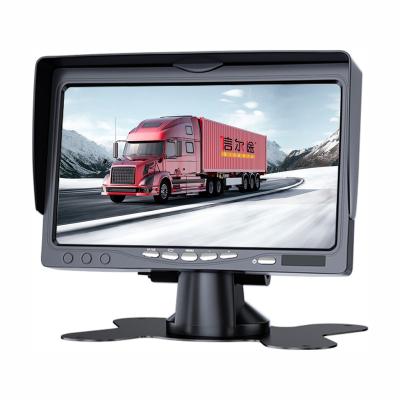 China High Quality Bus Car TV Monitor 7 Inch Mini Portable Screen Monitor Support Multiple Languages for sale