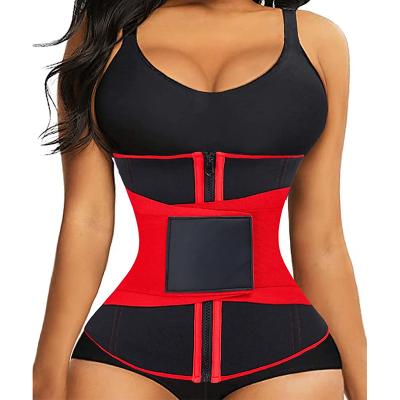 China Fitness Tummy Tuck Belt TENNEIGHT Zip Up Waist Cincher Support Belt Tummy Control Slimming Postpartum Body Shaper Underwear Zipper For Women for sale