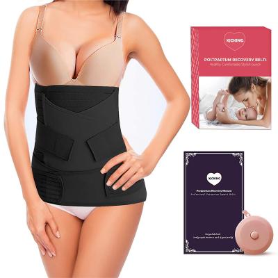 China TENNEIGHT Postpartum Waist Trimmer Body Belt Breathable Spandex Shaper Shapewear Abdomen Slimming Belt For Women for sale