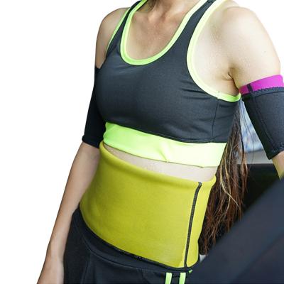 China TENNIEGHT Light Sweat Belt Weight Loss Slim Women Customized Tummy Control Fajas Body Shaper Waist Trainer for sale