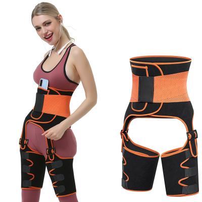 China Slim Back Support TENNEIGHT Body Tummy Control Body Shaper Women 3 in 1 Butt Lifter Neoprene Corset Waist and Thigh Slimming Trainer for sale