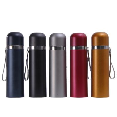 China Hot Sale 500Ml Double Wall Stainless Steel Thermos Bullet Viable Vacuum Flask for sale