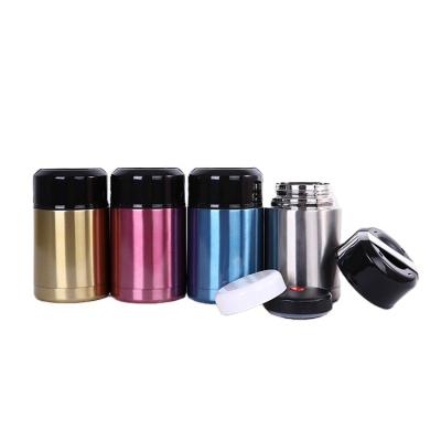 China 2021 Hot-selling business double wall insulated thermos food jar fashion lunch box food flask for sale