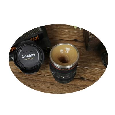 China 2021 Viable Best Selling Dual Wall Camera Lens Auto Self Stirring Cup for sale