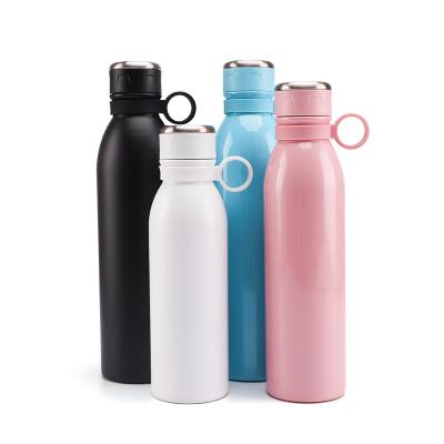 China Amazon Sustainable Success Stainless Steel Wall Vacuum Flask Thermoses Eco-Friendly Double Insulated Water Bottle With Handle for sale