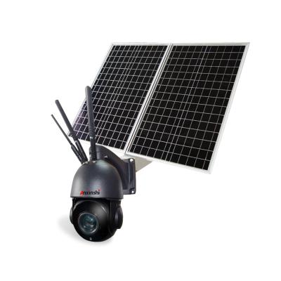 China Human Motion Tracking 8.0MP 30X Sony IMX415 4G Wireless Camera H.265 IP PTZ Camera With Solar Powered for sale