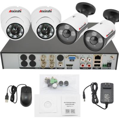 China NIGHT VISION 4k DVR Security System with 4 in 1 Panoramic High Definition IR Fisheye Camera DVR Kit for sale