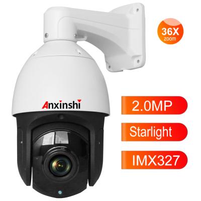 China Night Vision High Performance 2.0MP IP Camera 36X Optioncal Zoom Starlight IR 300m P2P Onvif PoE IP PTZ CCTV Camera for sale