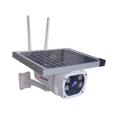 China Anxinshi Brand 3G 4G SIM Card Bullet Two Way Audio Camera with 4G Solar Panel Solar Camera for sale