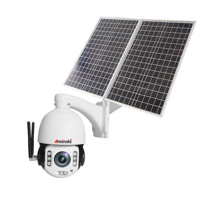 China NIGHT VISION Anxinshi Lightweight Dual 5MP Human Tracking Solar 4G wifi Camera for sale