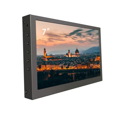 China Touch Screen IPS Display 1024x600 Second Capacitive Screen With Metal Case, For Raspberry Pi 4 Portable Monitor 7.0 Inch Screen for sale