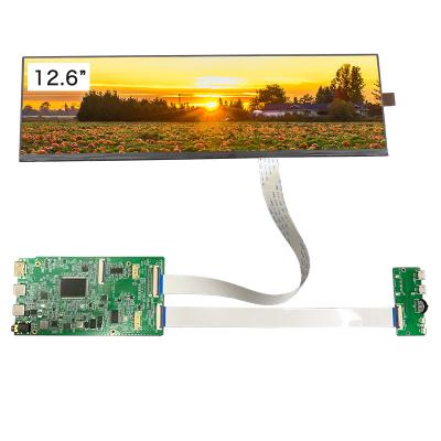 China factory 12.6 inch IPS tft lcd module display 1920x515 usb type c ultra wide stretched bar lcd screen display 12.6 lcd advertising for sale