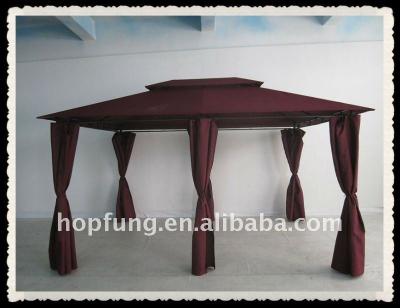 China Polyester 3M*4M metal gazebo(double topped gazebo,metal top gazebo) for sale