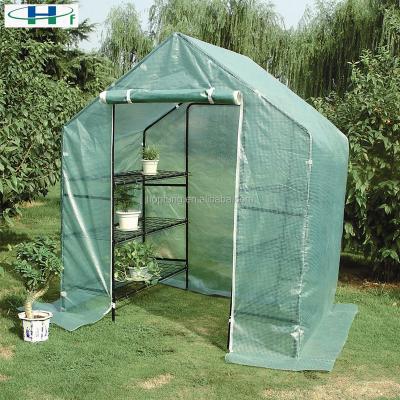 China Agricultural Sun Shelter Garden PE Mesh Fabric Greenhouse For Sale for sale