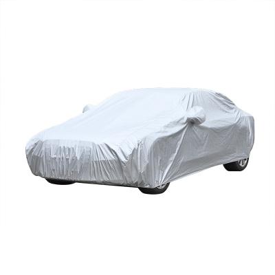 China Waterproof Car Cover Sun Cover Universal Size Outdoor All Weather Premium Adjustable Adult Protective Car Cover For Car for sale