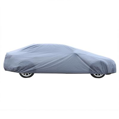 China Four Seasons Gray Style Car Cover Plus Four Seasons Water Resistant Custom Universal Single Car Cover Lightweight Carcovers Small Size Cotton for sale