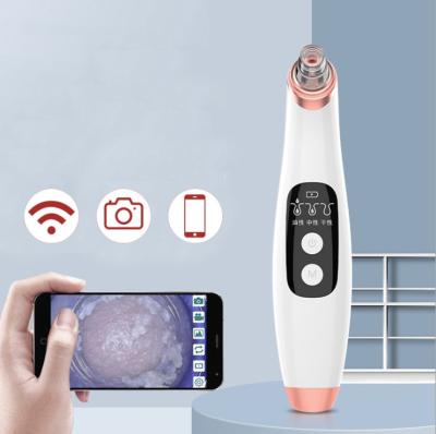 China Acne Treatment CVB-101 Electric Phone Linked Display WiFi Visual Suction Pore Vacuum Blackhead Remover Acne Removal Machine for sale