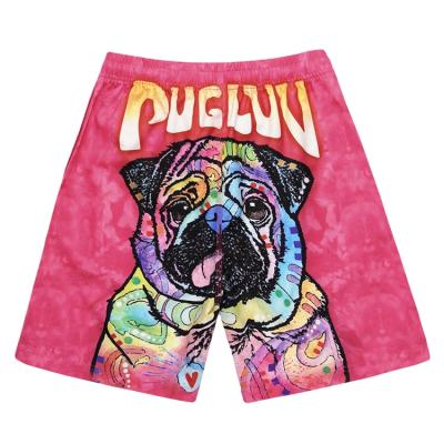 China Casual Streetwear Men's Summer Anti-Wrinkle R High Quality Custom Print Spandex Shorts for sale