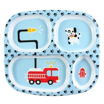 China Child Favorite Baby Melamine Dish Unbreakable BPA Free Viable for sale