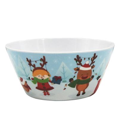 China Factory direct sale sustainable high quality melamine v shape bowl for party decoration for sale