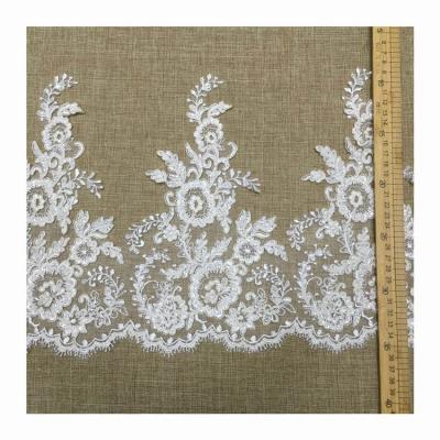 China Fashion Viable Design High Quality JORICE Bone Rope Embroidery Lace Trim For Wedding Dress for sale