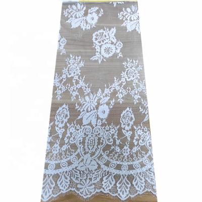 China Free Sample Viable Lace Fabric Tulle Embroidery For Wedding Dress Fabric for sale