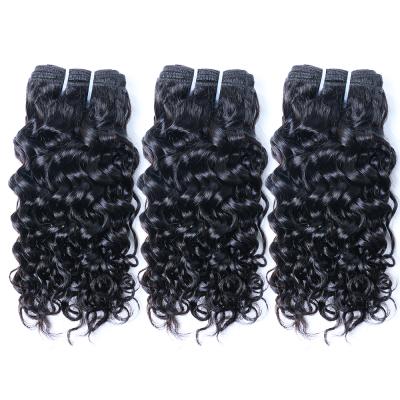 China Hot Selling Factory Price Real Water Wave Human Hair Water Wave Hair Bundles For Girl's Daily Life for sale