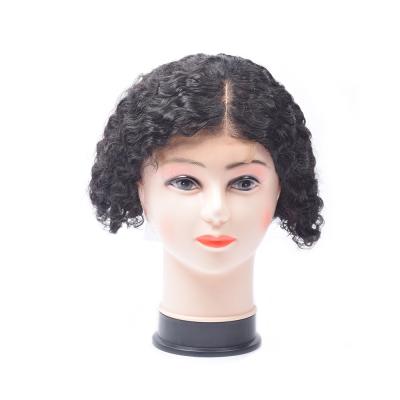 China Jerry Curly Original Human Hair Jerry Curly Lace Frontal Wigs Swiss Lace Front Wigs for sale